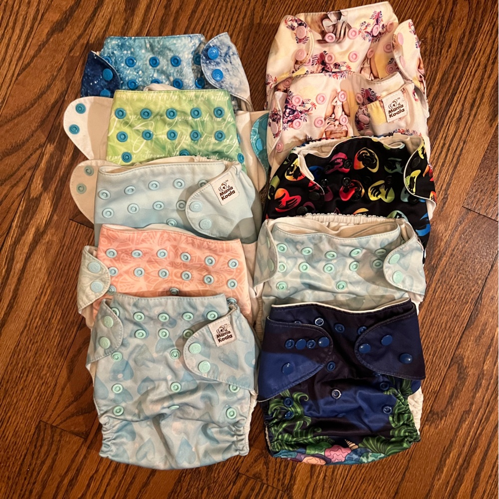 Assorted Colorful Kids Cloth Diapers
